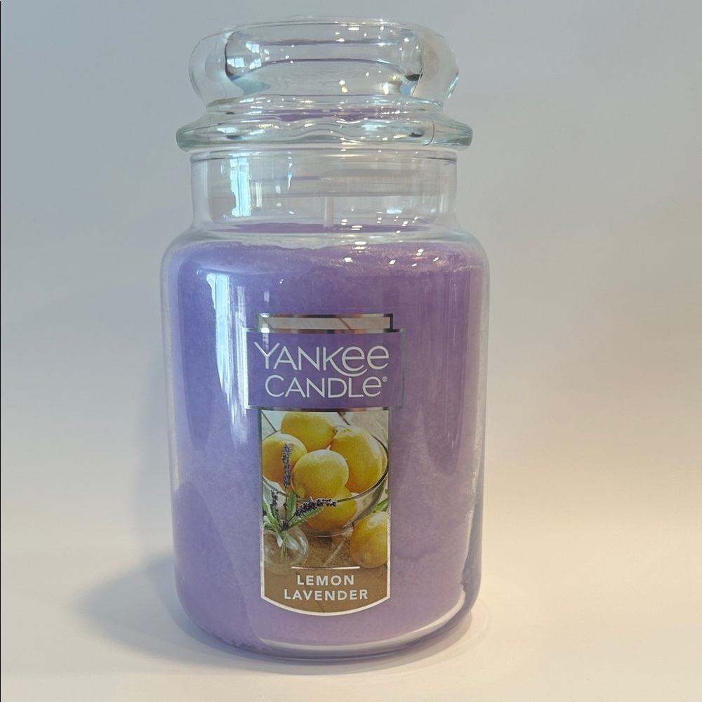 Yankee Candle Lemon Lavender in Soft Purple-Brand New!!